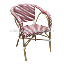 DC- (151) Chaises modernes en rotin en rotin en osier / chaises en osier colorées